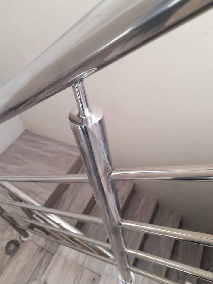 Stainless steel railing installation in Mauritius