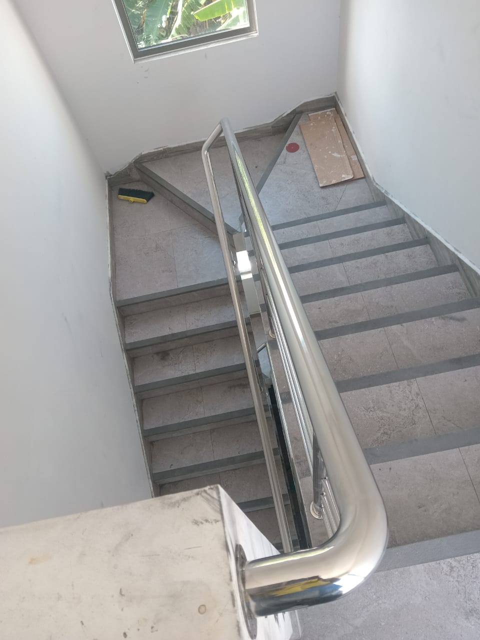 Stainless steel railing installation in Mauritius