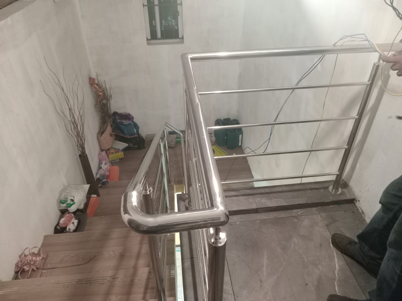 Stainless steel railing installation in Mauritius