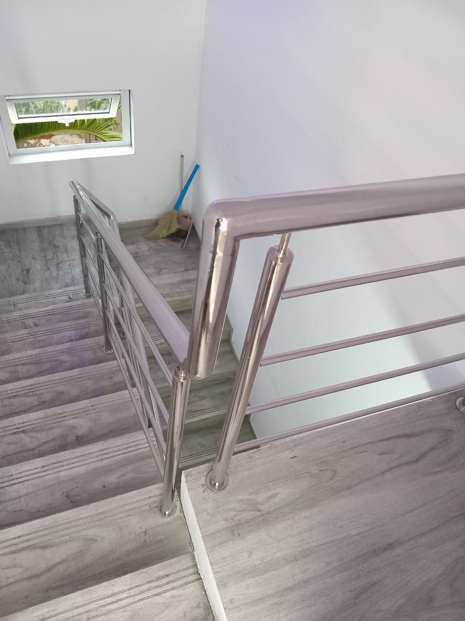 Stainless steel railing installation in Mauritius