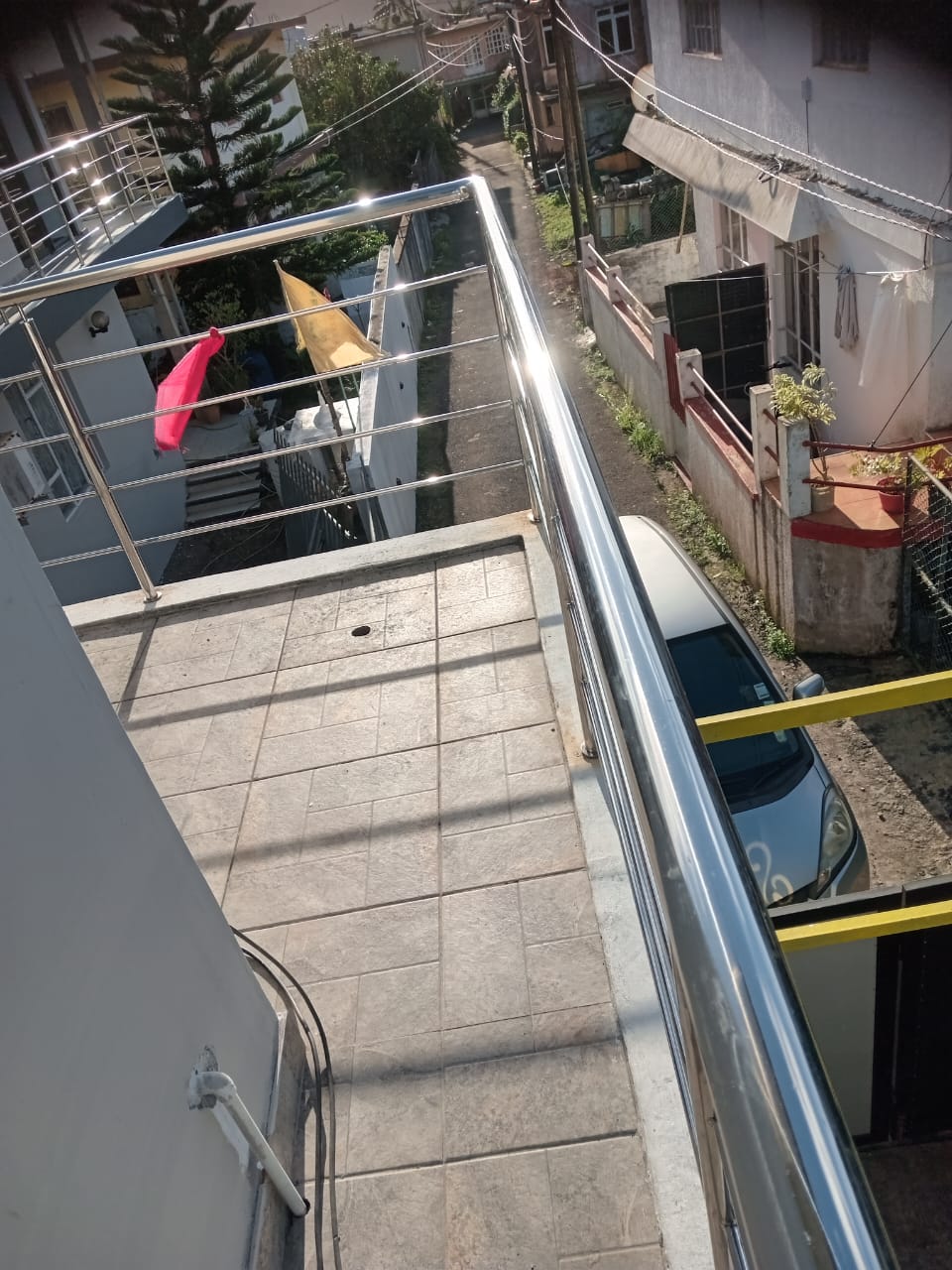 Stainless steel railing installation in Mauritius